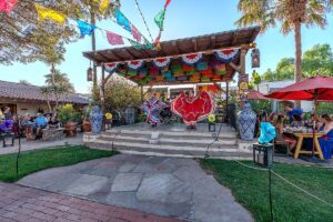 performers dancing at San Diego State Historic Park
